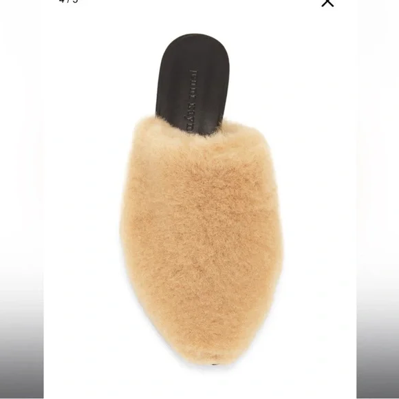 Jenni Kayne Shearling Mule in Natural, size 39 - Picture 3 of 5